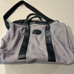 Art of shaving canvas duffle bag / tote with crossbody strap